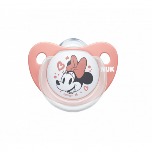 NUK Trendline Disney Mickey Πιπίλα Σιλικόνης Miney Mouse 0-6 μηνών (10.730.325) 1 τεμάχιο